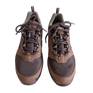 MBT Chakula GTX Chocolate Brown Leather Rocker Sole Walking Shoes Men's 8-8.5